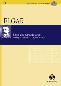 Elgar: Pomp and Circumstance Opus 39/1-5 (Study Score + CD) published by Eulenburg